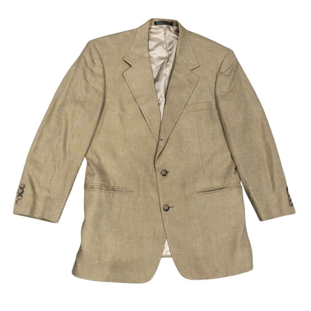 Sports Coat Blazer Tan/Gold Suit Jackets by Harold Powell-size 42R